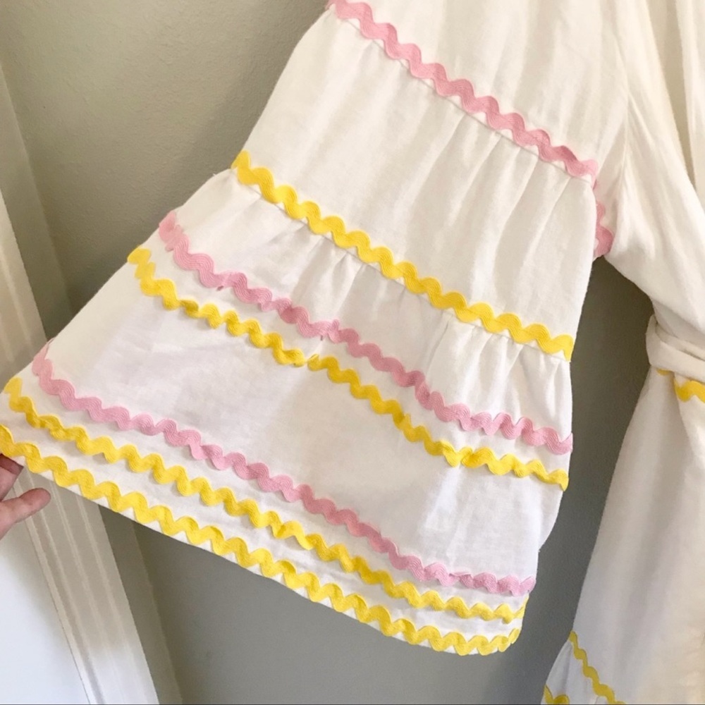 Lisa Marie Fernandez x Target White Ric Rack Dress Size XL - Picture 2 of 5